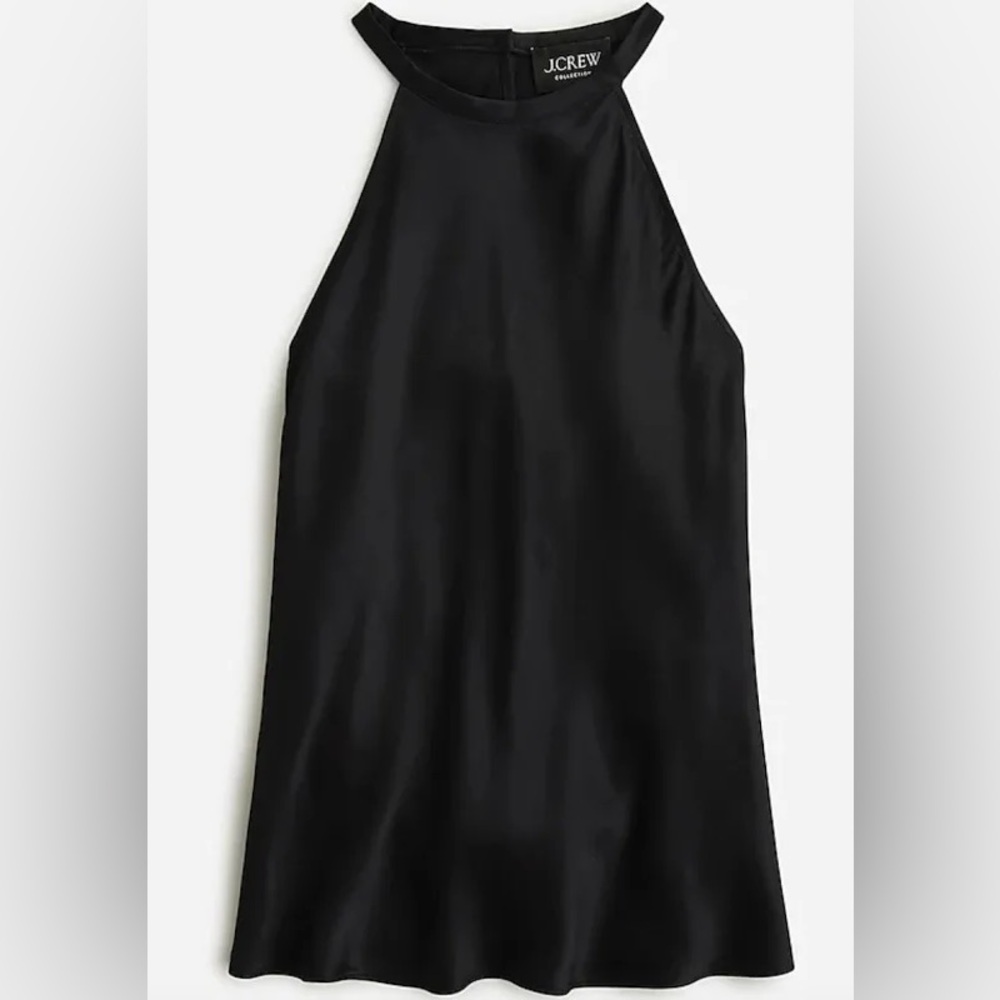 J Crew Collection Amber top in luster crepe